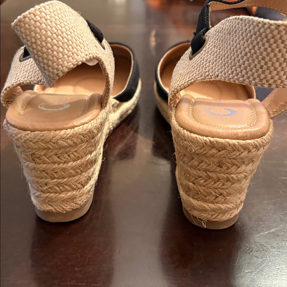 Espadrille Wedge Sandals - black from Nordstrom - Picture 4 of 5